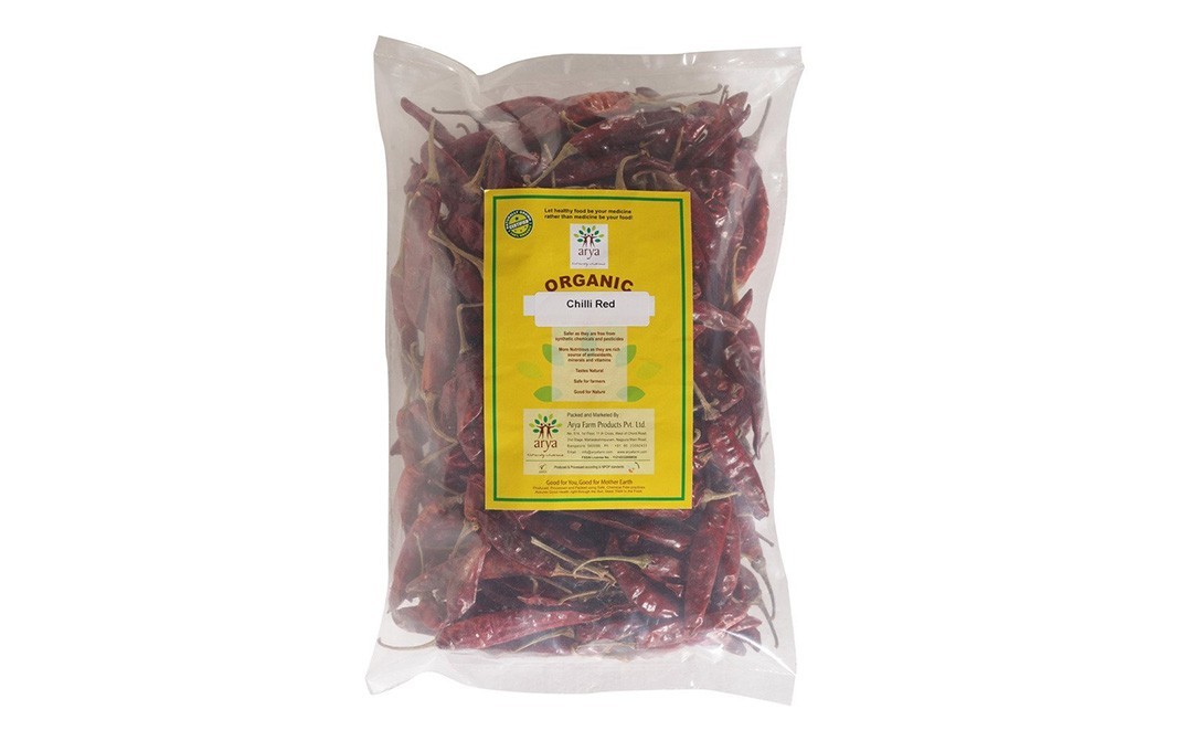 Arya Organic Chilli Red    Pack  200 grams